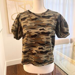 Velvet by Graham & Spencer Olive Green Top-Anthropologie